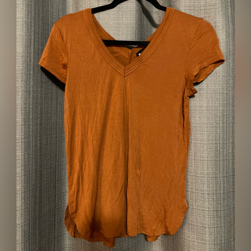 H by Bordeaux V Neck Shirt